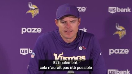 Vikings - O'Connell : “Cela n'aurait pas été possible sans J.J. McCarthy”