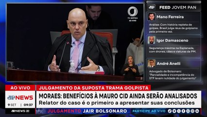 Moraes critica defesa por questionar número de perguntas em interrogatórios