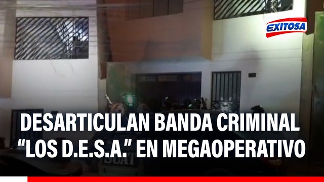 PNP desarticula a la banda criminal 'D.E.S.A. II': Extorsionaban a transportistas
