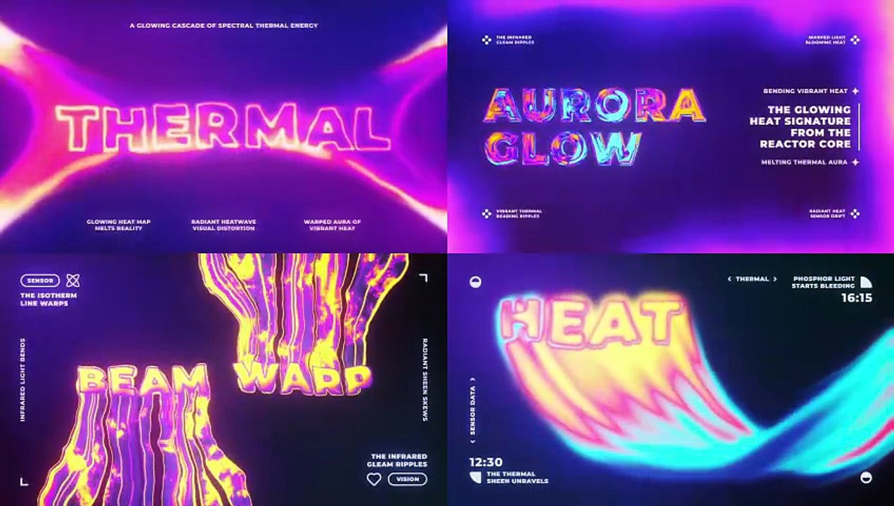 Heatmap Thermal Titles - After Effects Templates - WorldASR.com