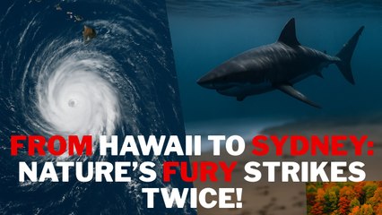 Hurricane Kiko Nears Hawaii as Shark Attack Stuns Sydney