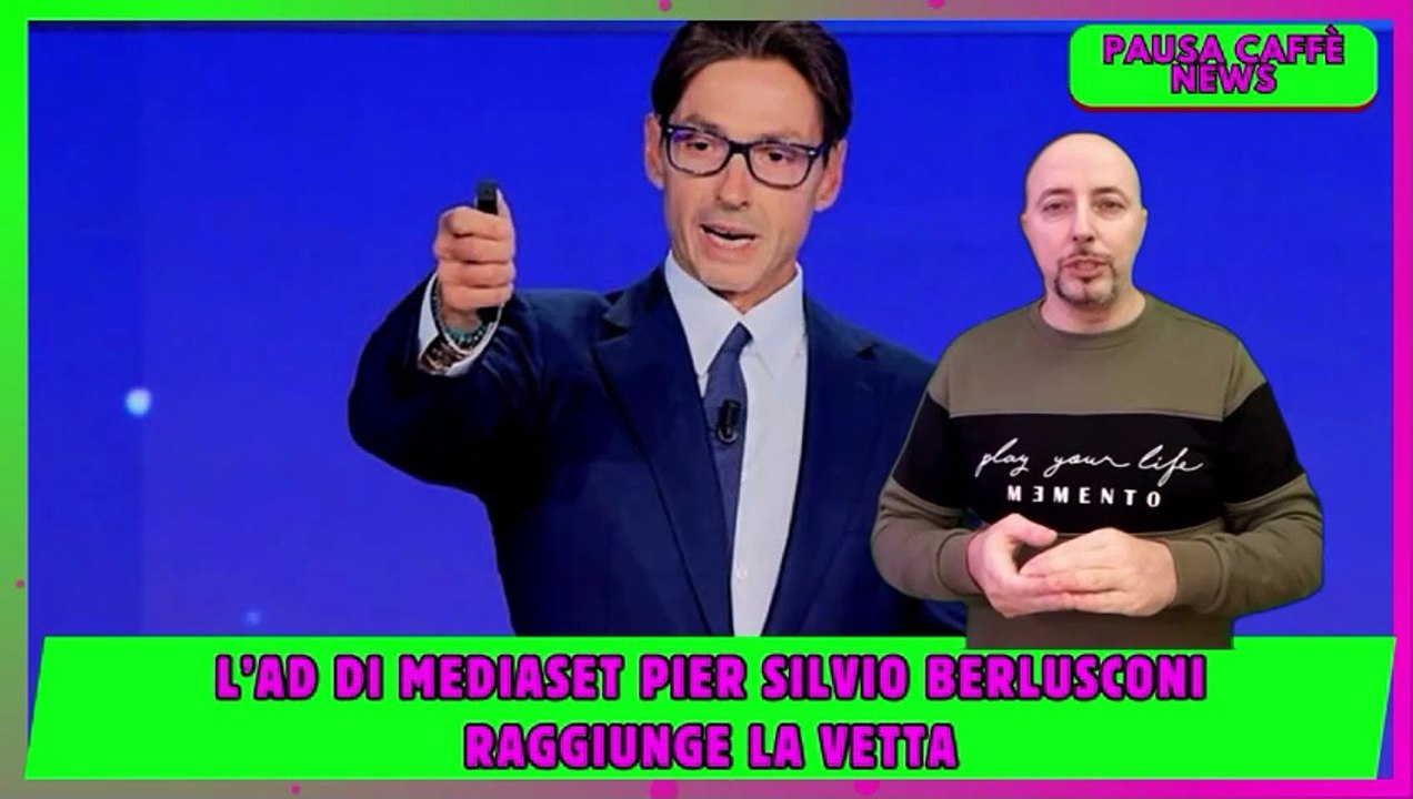 L’Ad di Mediaset Pier Silvio Berlusconi raggiunge la vetta