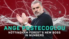 Ange Postecoglou - Nottingham Forest's new boss in numbers