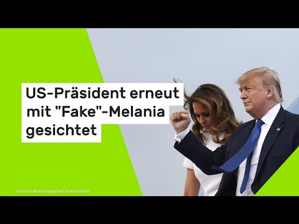 US-Präsident erneut mit 'Fake'-Melania gesichtet