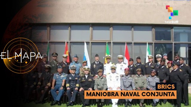 Maniobras Navales Conjuntas de los BRICS | Mapa 08-09-2025