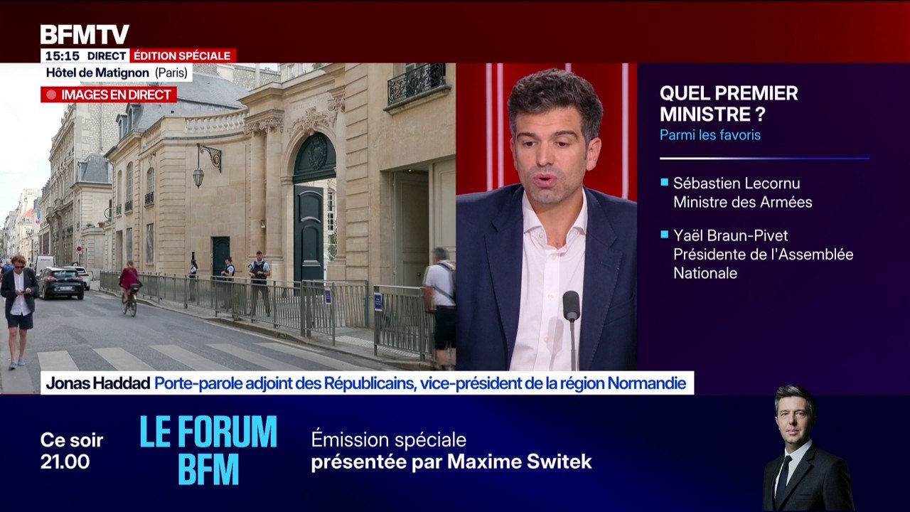 Après François Bayrou: Jonas Haddad (LR) conseille aux socialistes "d'écouter leurs propres électeurs"