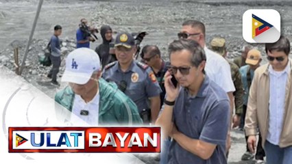 DPWH Sec. Dizon, ininspeksyon ang 1.5 km road mega dike project sa Barangay Tagumpay, Naujan, Oriental Mindoro