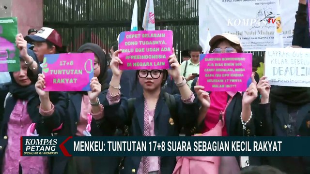 Menkeu Baru Purbaya Tanggapi Tuntutan 17 8-Fokus Target Ekonomi 8 Persen | KOMPAS PETANG
