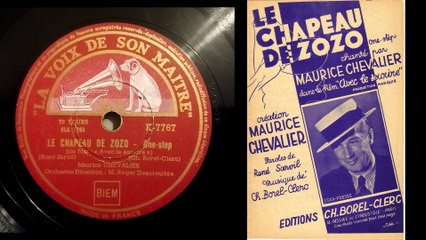 (1936) Le Chapeau de Zozo - Maurice Chevalier