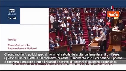 Le Pen ad Assemblea Nazionale: Momento verità, a nudo risultati disastrosi di chi ha il potere