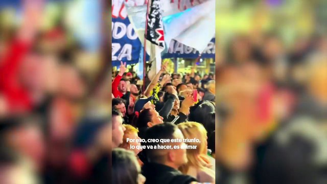 El intendente de La Matanza celebró el triunfo de Fuerza Patria junto a la vicegobernadora Verónica Magario