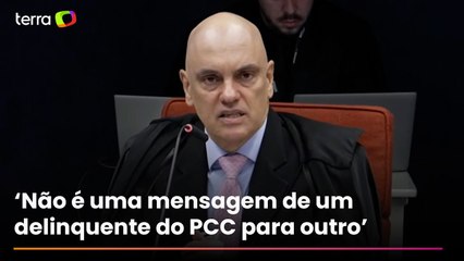 Moraes compara texto enviado por Ramagem a Bolsonaro a ‘mensagem de um delinquente do PCC’