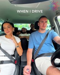 When I drive vs when my wife takes the wheel 🚗
