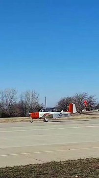 Cessna Airplane Training on Runway Pilot Training Aircraft Takeoff Prep