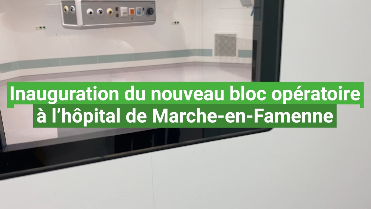 Un nouveau bloc opératoire inauguré à la clinique de Marche-en-Famenne