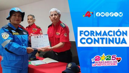 🚒👩‍🚒 Bomberos Unidos concluyen formación avanzada en rescate vertical en Nicaragua 🇳🇮