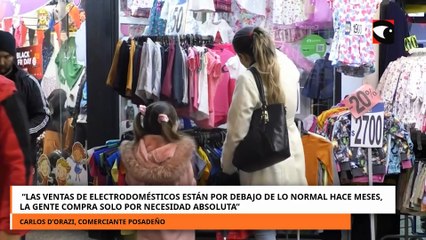 Las ventas de electrodomésticos están por debajo de lo normal hace meses, afirmó empresario posadeño