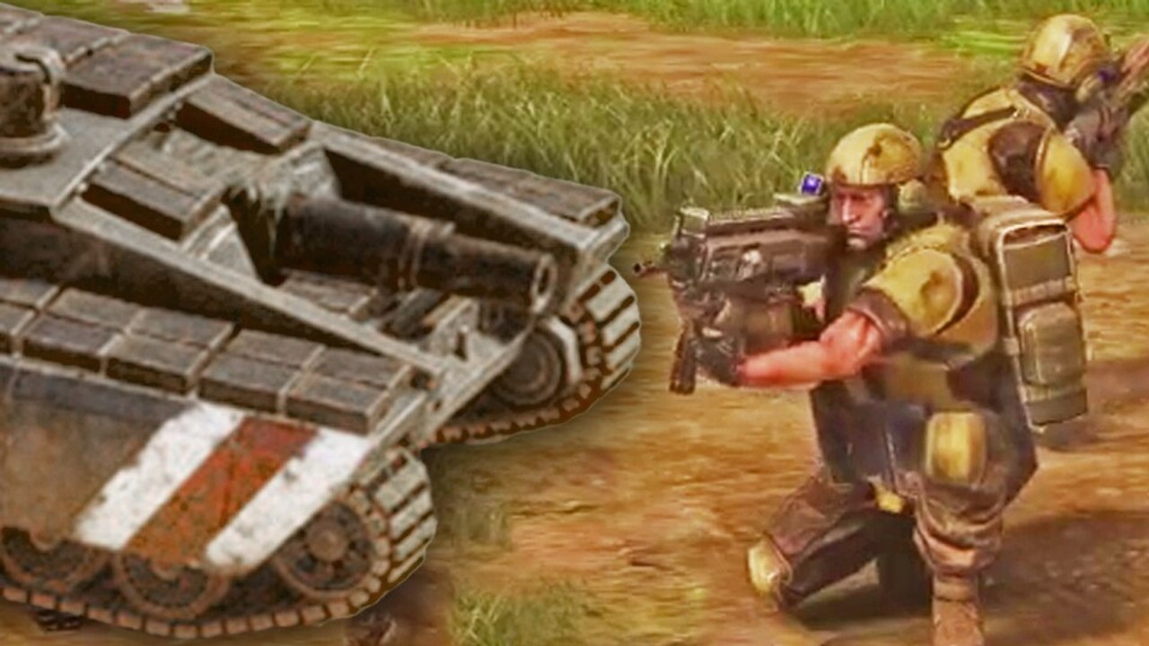 Wenn die Warhammer-Marines im Urlaub sind, geben die Menace-Soldaten der Menschheit Hoffnung