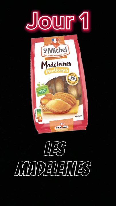 Jour 1 les madeleines