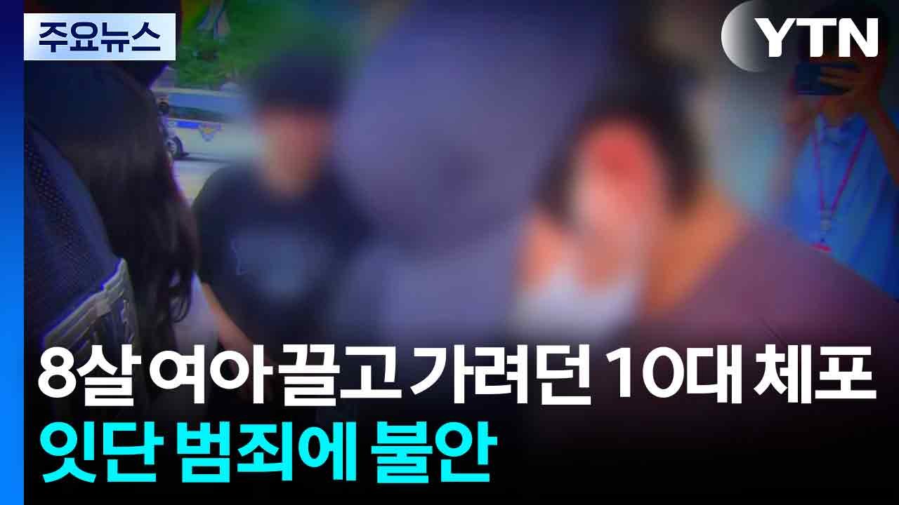 8살 여아 끌고 가려던 10대 체포...잇단 초등생 대상 범죄에 '불안' / YTN