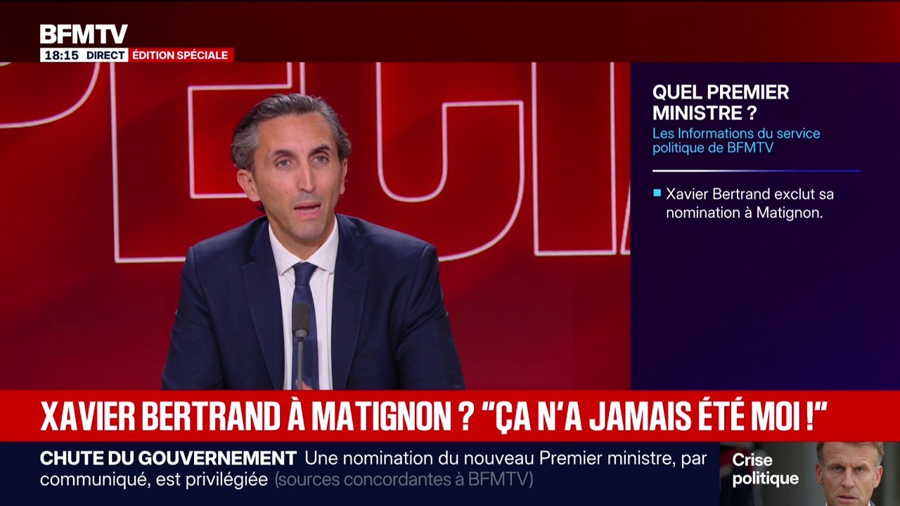 Futur Premier ministre: "Quand un jeu politique est bloqué, il vaudrait mieux un gouvernement technique", estime Julien Aubert, vice-président des Républicains