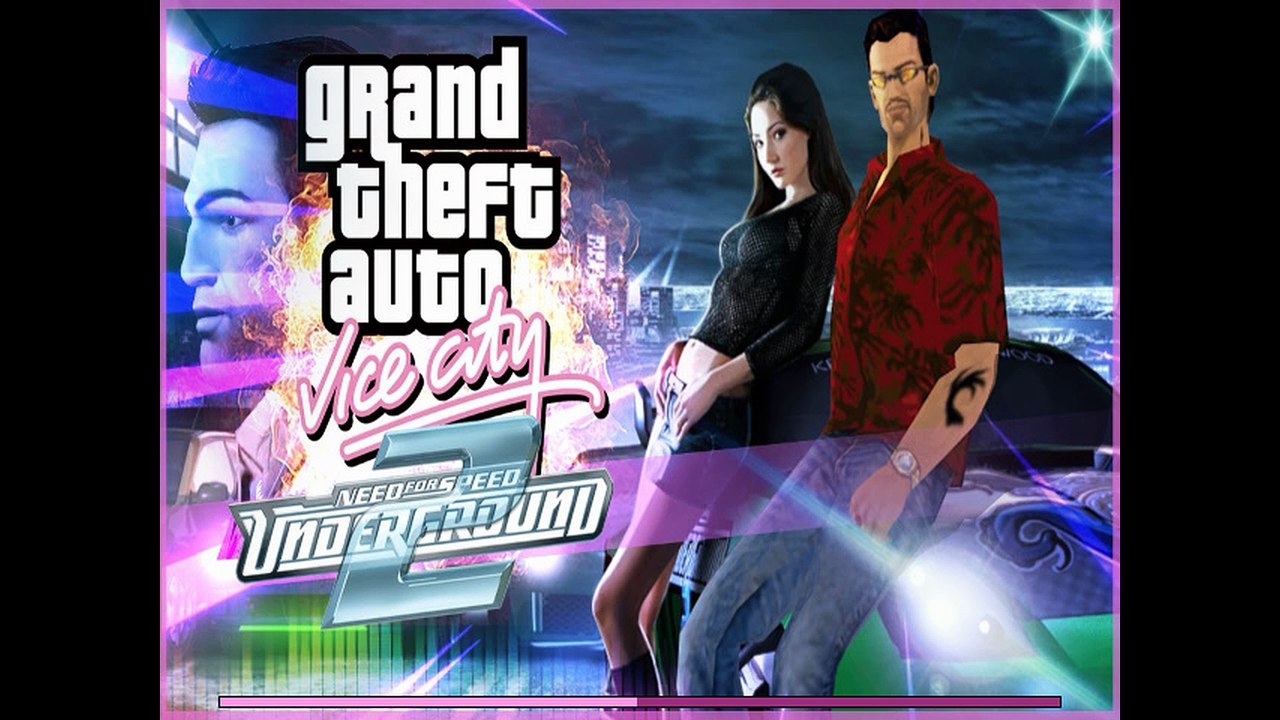 GTA Vice City NFS Underground 2018 - UPDATED 2021|  Tyre Burnout - Video 2