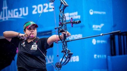 Andrea Becerra se lleva el oro en el Mundial de Tiro con Arco y hace historia siendo la primera mexicana en lograrlo