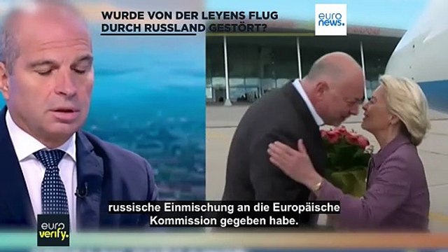 Wurde Von der Leyens Flug tatsächlich von Russland gestört?