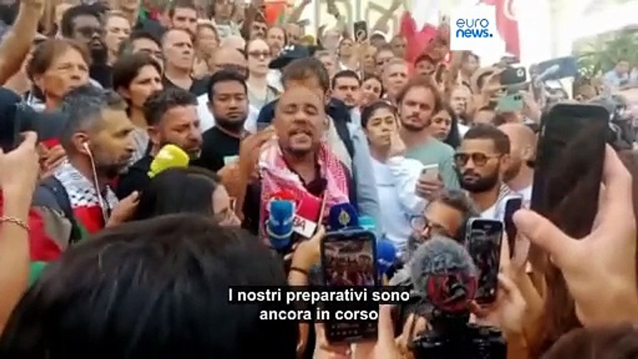 Drone colpisce la nave guida della Flotilla per Gaza in acque tunisine, denunciano gli organizzatori