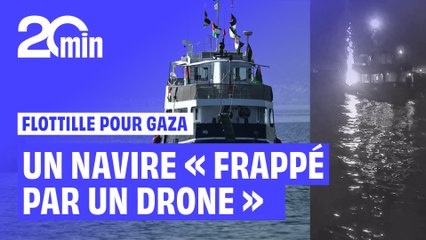 La flottille d’aide humanitaire « a été frappée par un drone » au large de la Tunisie
