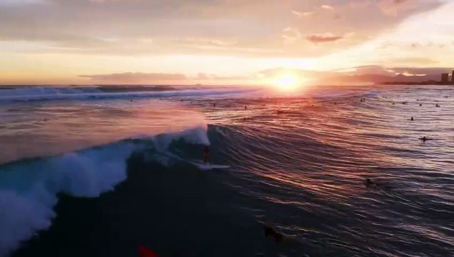 Drone Footage Documents Oahu's Run of South Swell