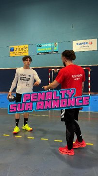 Penalty annonce avec Thomas ! (C’était bien marrant 😂) #hand #handball #handballPlayer #Fun #Defi