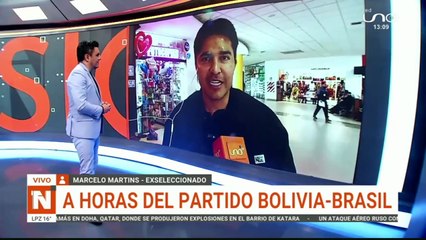 MARCELO MARTINS HABLA SOBRE EL PARTIDO CONTRA BRASIL Y BRINDA SU APOYO A LA SELECCIÓN