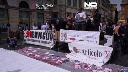 Rzym: setki dziennikarzy oddają hołd zabitym w Gazie