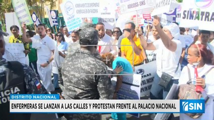 Protestas de enfermeras en reclamo de mejores condiciones laborales | Primera Emisión SIN