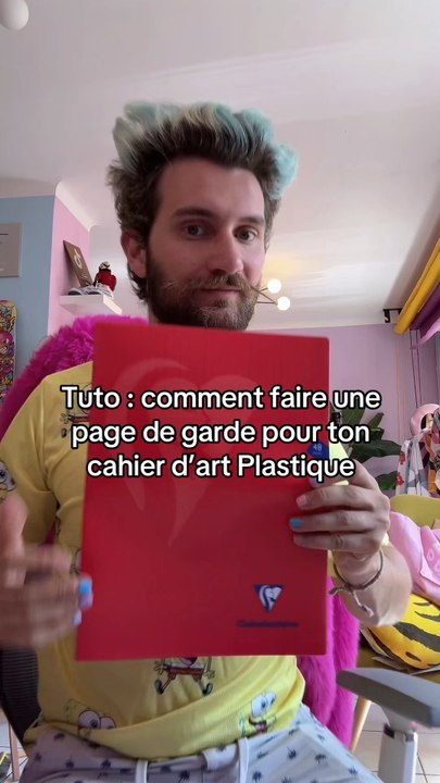 Tuto : comment faire une page de garde originale pour la rentrée !