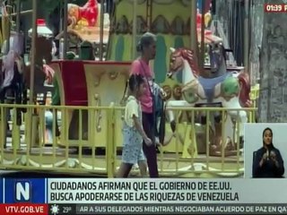 Caraqueños aseguran que EE. UU. usa falsas narrativas para agredir a Venezuela