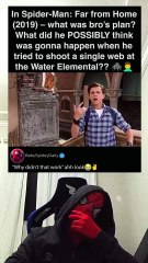 In SPIDER-MAN: FAR FROM HOME (2019) – Peter tried to shoot a web at the Water