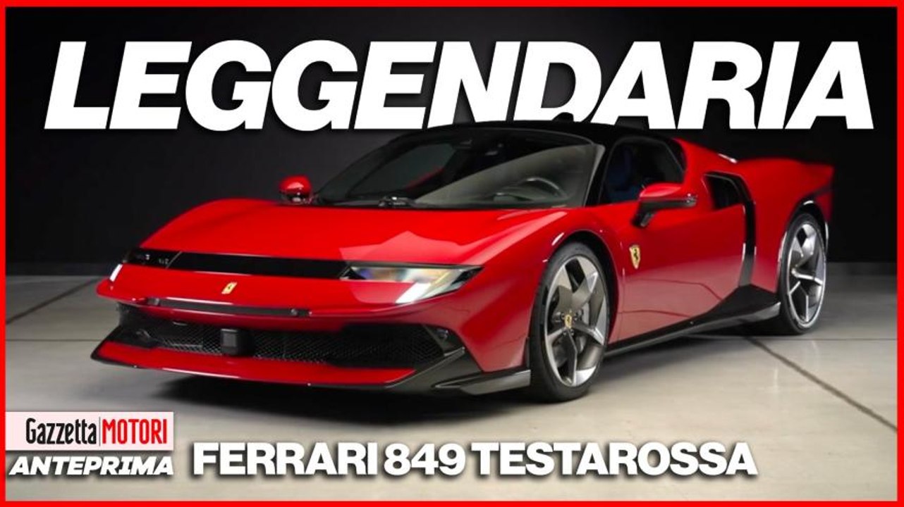 La Ferrari 849 Testarossa vista da vicino, come è fatta