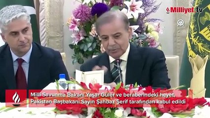 Bakan Güler, Pakistan Başbakanı Şerif tarafından kabul edildi