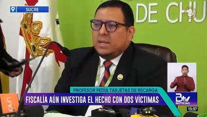 Profesor pedía tarjetas de crédito a los estudiantes con bajas calificaciones en Sucre
