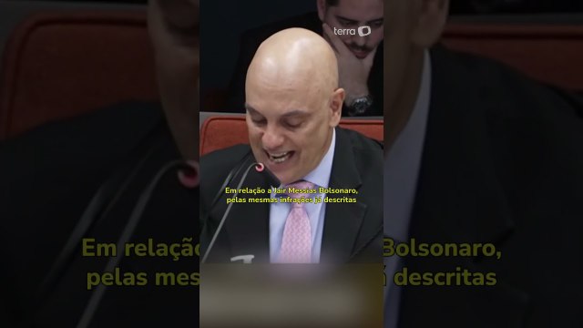 Moraes vota pela condenação de Jair Bolsonaro e mais sete por tentativa de golpe de Estado #shorts