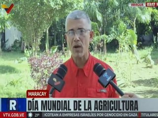 Productoras y productores aragüeños celebran el Día Mundial de la Agricultura
