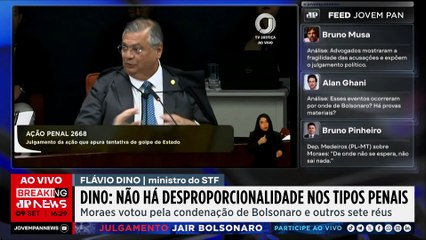 “Não houve delações diferentes”, afirma Dino durante julgamento no STF