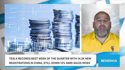 Tesla Records Best Week Of The Quarter With 14.3K New Registrations In China, Still Down 12% Amid Sales Woes