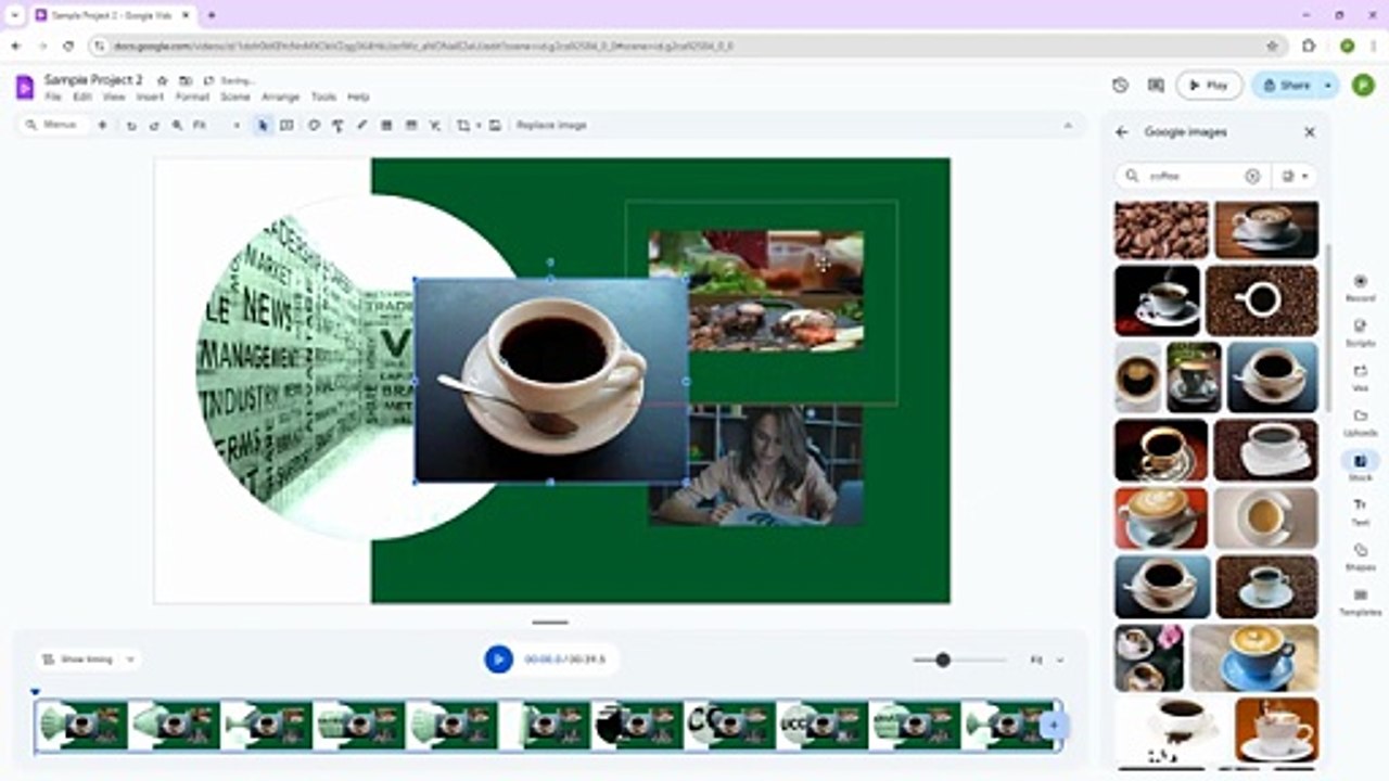 Google Vids - Lesson 43 - Using Google Image Search in the Media Panel