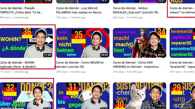 Indicaciones de DIRECCIÓN en Aleman - Aprender Alemán (Lección 49)