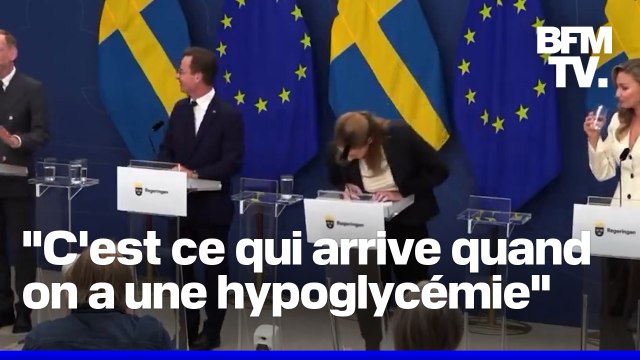 La nouvelle ministre de la Santé suédoise s'est évanouie ce mardi lors d'une conférence de presse