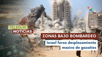 Ejército israelí ordena desplazar al 80% de la población de Gaza