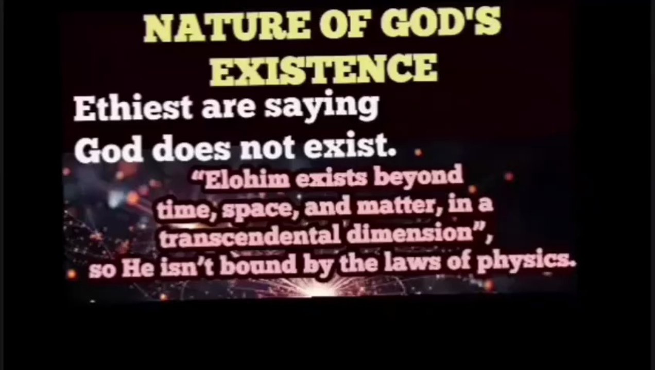 Nature of God's Existance Athiest are saying God does not exist. How can I prove them wrong? If I say the God's existence is beyond Time, Space and Matter, beyond physical dimension, natural dimension, supernatural dimension.